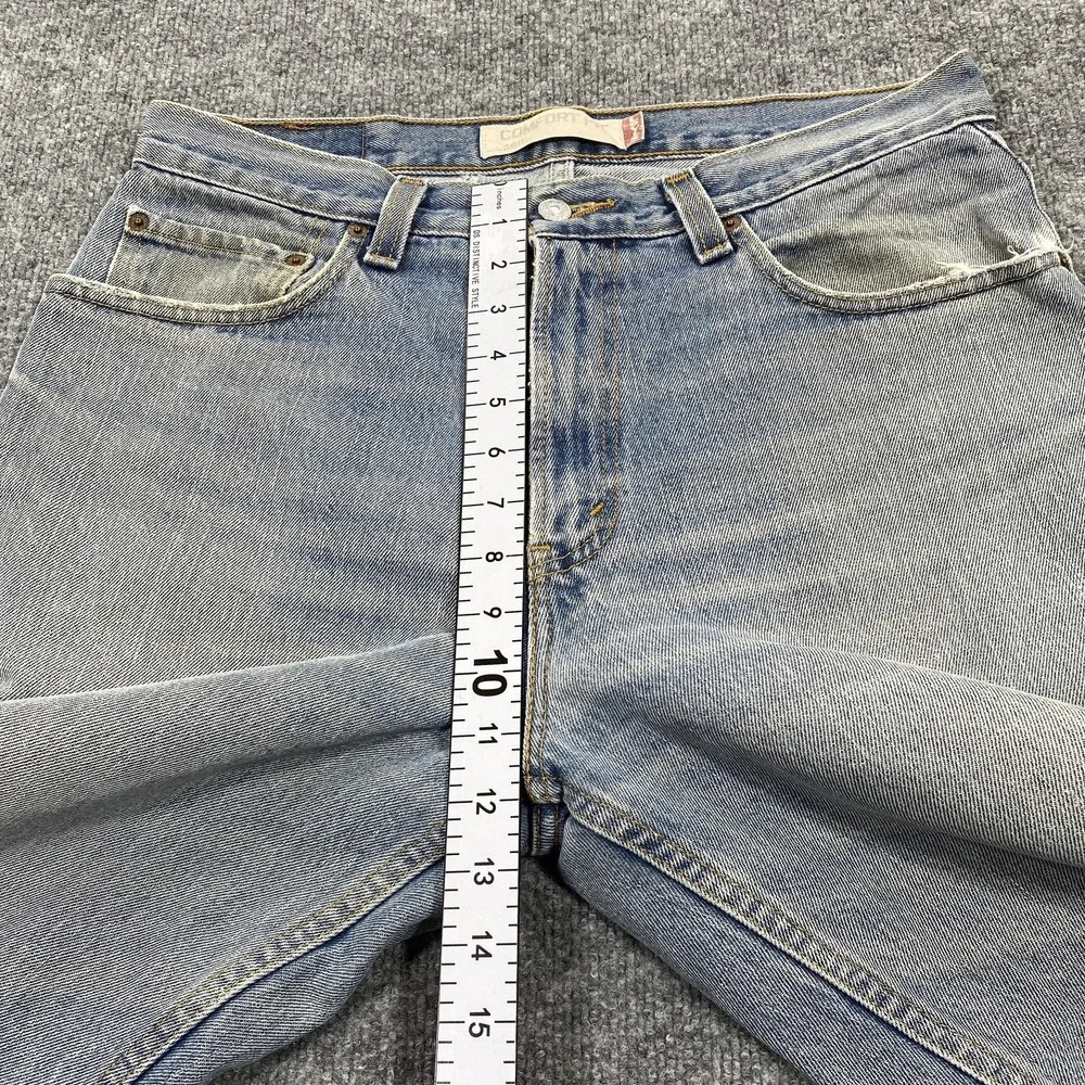 Levi's 560 Jeans Mens 33x30 Blue Comfort Fit Tapered Leg Light Wash Denim